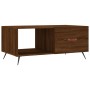 Mesa de centro madera contrachapada roble marrón 90x50x40 cm en Mesas de centro | Comprar online en Foru.es