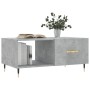Mesa de centro madera contrachapada gris hormigón 90x50x40 cm en Mesas de centro | Comprar online en Foru.es