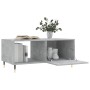 Mesa de centro madera contrachapada gris hormigón 90x50x40 cm en Mesas de centro | Comprar online en Foru.es