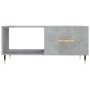Mesa de centro madera contrachapada gris hormigón 90x50x40 cm en Mesas de centro | Comprar online en Foru.es