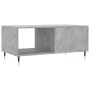 Mesa de centro madera contrachapada gris hormigón 90x50x40 cm en Mesas de centro | Comprar online en Foru.es