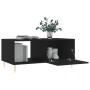 Mesa de centro madera contrachapada negro 90x50x40 cm en Mesas de centro | Comprar online en Foru.es