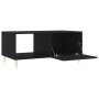 Mesa de centro madera contrachapada negro 90x50x40 cm en Mesas de centro | Comprar online en Foru.es