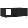 Mesa de centro madera contrachapada negro 90x50x40 cm en Mesas de centro | Comprar online en Foru.es