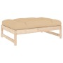 Taburete de jardín madera maciza de pino 120x80 cm de vidaXL, Sofás modulares de exterior - Ref: Foro24-825737, Precio: 95,71...