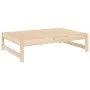 Taburete de jardín madera maciza de pino 120x80 cm de vidaXL, Sofás modulares de exterior - Ref: Foro24-825737, Precio: 95,71...