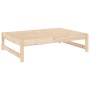 Taburete de jardín madera maciza de pino 120x80 cm de vidaXL, Sofás modulares de exterior - Ref: Foro24-825737, Precio: 95,71...