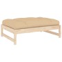 Taburete de jardín madera maciza de pino 120x80 cm de vidaXL, Sofás modulares de exterior - Ref: Foro24-825737, Precio: 95,71...