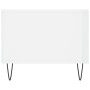 Mesa de centro madera contrachapada blanco brillo 90x50x40 cm en Mesas de centro | Comprar online en Foru.es