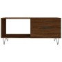 Mesa de centro madera contrachapada roble marrón 90x50x40 cm en Mesas de centro | Comprar online en Foru.es