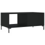 Mesa de centro madera contrachapada negro 90x50x40 cm en Mesas de centro | Comprar online en Foru.es