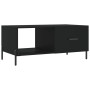 Mesa de centro madera contrachapada negro 90x50x40 cm en Mesas de centro | Comprar online en Foru.es