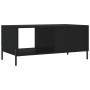 Mesa de centro madera contrachapada negro 90x50x40 cm en Mesas de centro | Comprar online en Foru.es