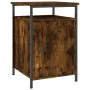 Smoked oak plywood bedside table 40x42x60 cm by vidaXL, Nightstands - Ref: Foro24-825867, Price: 41,15 €, Discount: %