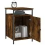 Smoked oak plywood bedside table 40x42x60 cm by vidaXL, Nightstands - Ref: Foro24-825867, Price: 41,15 €, Discount: %