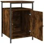 Smoked oak plywood bedside table 40x42x60 cm by vidaXL, Nightstands - Ref: Foro24-825867, Price: 41,15 €, Discount: %