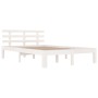 Estructura de cama madera maciza blanco Supe King 180x200 cm de vidaXL, Camas y somieres - Ref: Foro24-814770, Precio: 155,79...