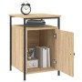 Mesitas noche 2 uds madera contrachapada color roble 40x42x60cm de vidaXL, Mesitas de noche - Ref: Foro24-825866, Precio: 70,...