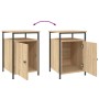 Mesitas noche 2 uds madera contrachapada color roble 40x42x60cm de vidaXL, Mesitas de noche - Ref: Foro24-825866, Precio: 70,...