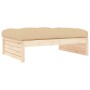 Taburete de jardín madera maciza de pino 120x80 cm de vidaXL, Sofás modulares de exterior - Ref: Foro24-825765, Precio: 109,1...