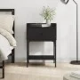 Mesita de noche madera de ingeniería negro 40,5x31x60 cm de vidaXL, Mesitas de noche - Ref: Foro24-825893, Precio: 46,00 €, D...