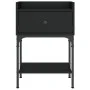 Mesita de noche madera de ingeniería negro 40,5x31x60 cm de vidaXL, Mesitas de noche - Ref: Foro24-825893, Precio: 46,00 €, D...