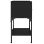 Mesita de noche madera de ingeniería negro 40,5x31x60 cm de vidaXL, Mesitas de noche - Ref: Foro24-825893, Precio: 46,00 €, D...
