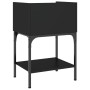 Mesita de noche madera de ingeniería negro 40,5x31x60 cm de vidaXL, Mesitas de noche - Ref: Foro24-825893, Precio: 46,73 €, D...