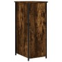 Mesita de noche madera de ingeniería roble ahumado 32x42x80 cm de vidaXL, Mesitas de noche - Ref: Foro24-825967, Precio: 59,6...