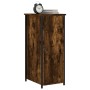 Mesita de noche madera de ingeniería roble ahumado 32x42x80 cm de vidaXL, Mesitas de noche - Ref: Foro24-825967, Precio: 59,6...