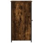 Mesita de noche madera de ingeniería roble ahumado 32x42x80 cm de vidaXL, Mesitas de noche - Ref: Foro24-825967, Precio: 59,6...