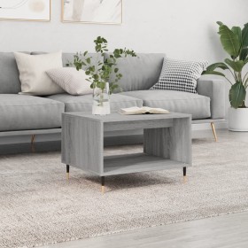 Mesa de centro madera de ingeniería gris Sonoma 60x50x40 cm en Mesas de centro | Comprar online en Foru.es
