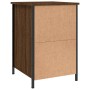 Mesita de noche madera contrachapada marrón roble 40x42x60 cm de vidaXL, Mesitas de noche - Ref: Foro24-825911, Precio: 47,50...