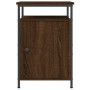 Mesita de noche madera contrachapada marrón roble 40x42x60 cm de vidaXL, Mesitas de noche - Ref: Foro24-825871, Precio: 41,04...