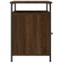 Mesita de noche madera contrachapada marrón roble 40x42x60 cm de vidaXL, Mesitas de noche - Ref: Foro24-825871, Precio: 41,04...