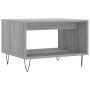 Mesa de centro madera de ingeniería gris Sonoma 60x50x40 cm en Mesas de centro | Comprar online en Foru.es