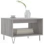 Mesa de centro madera de ingeniería gris Sonoma 60x50x40 cm en Mesas de centro | Comprar online en Foru.es