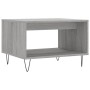 Mesa de centro madera de ingeniería gris Sonoma 60x50x40 cm en Mesas de centro | Comprar online en Foru.es