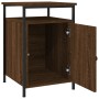 Mesitas de noche 2 uds contrachapada roble marrón 40x42x60 cm de vidaXL, Mesitas de noche - Ref: Foro24-825872, Precio: 49,21...