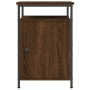 Mesitas de noche 2 uds contrachapada roble marrón 40x42x60 cm de vidaXL, Mesitas de noche - Ref: Foro24-825872, Precio: 49,21...