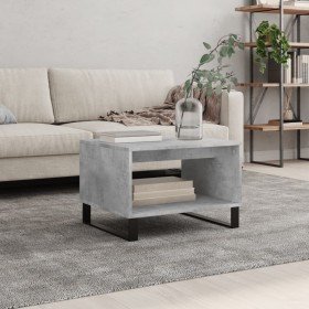 Mesa de centro madera de ingeniería gris hormigón 60x50x40 cm en Mesas de centro | Comprar online en Foru.es