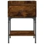 Smoked oak engineered wood bedside table 40.5x31x60cm by vidaXL, Nightstands - Ref: Foro24-825897, Price: 42,13 €, Discount: %