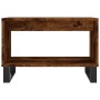 Mesa de centro madera de ingeniería roble ahumado 60x50x40 cm en Mesas de centro | Comprar online en Foru.es