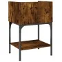 Smoked oak engineered wood bedside table 40.5x31x60cm by vidaXL, Nightstands - Ref: Foro24-825897, Price: 42,13 €, Discount: %
