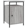 Mesitas de noche 2 uds madera contrachapada gris 40x42x60 cm de vidaXL, Mesitas de noche - Ref: Foro24-825870, Precio: 70,12 ...
