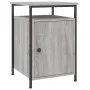 Mesitas de noche 2 uds madera contrachapada gris 40x42x60 cm de vidaXL, Mesitas de noche - Ref: Foro24-825870, Precio: 69,27 ...