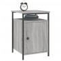 Mesitas de noche 2 uds madera contrachapada gris 40x42x60 cm de vidaXL, Mesitas de noche - Ref: Foro24-825870, Precio: 70,12 ...