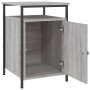 Mesitas de noche 2 uds madera contrachapada gris 40x42x60 cm de vidaXL, Mesitas de noche - Ref: Foro24-825870, Precio: 70,12 ...