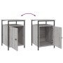Mesitas de noche 2 uds madera contrachapada gris 40x42x60 cm de vidaXL, Mesitas de noche - Ref: Foro24-825870, Precio: 70,12 ...