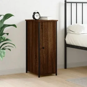 Mesita de noche madera de ingeniería marrón roble 32x42x80 cm de vidaXL, Mesitas de noche - Ref: Foro24-825971, Precio: 44,58...